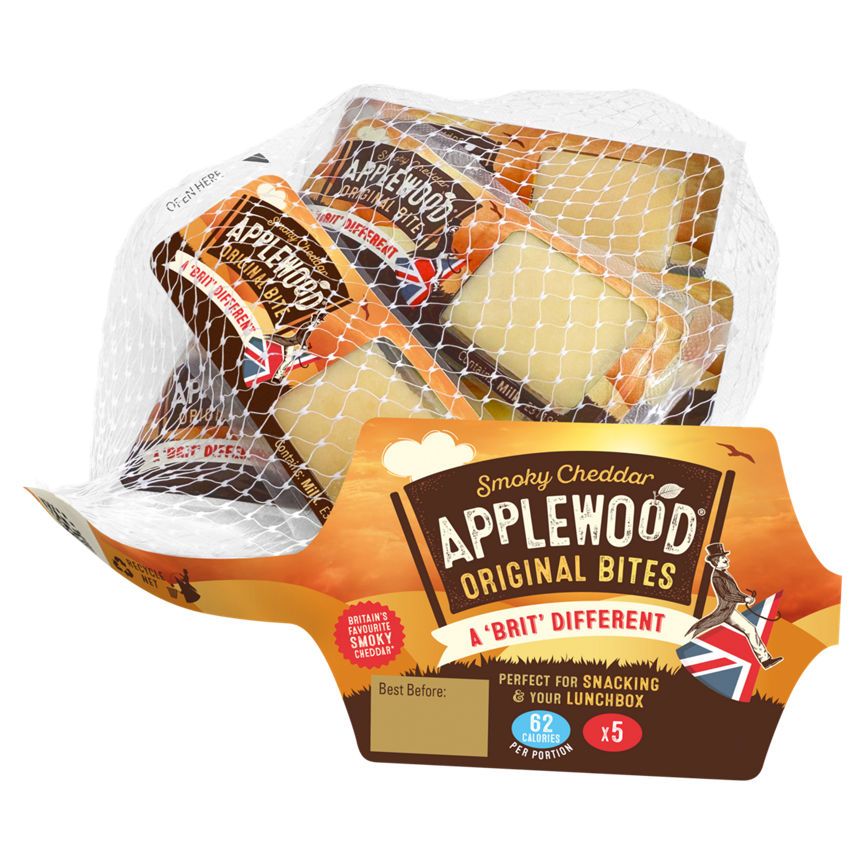 Applewood Smoke Flavour Cheddar Cheese Snack Pack - McGrocer