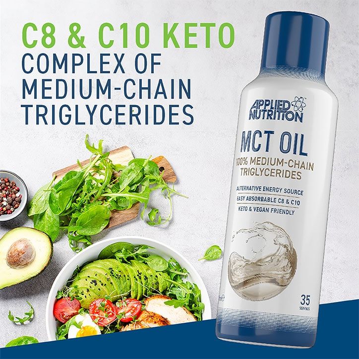 Applied Nutrition 100% MCT Oil Premium Coconut Oil 490ml - McGrocer