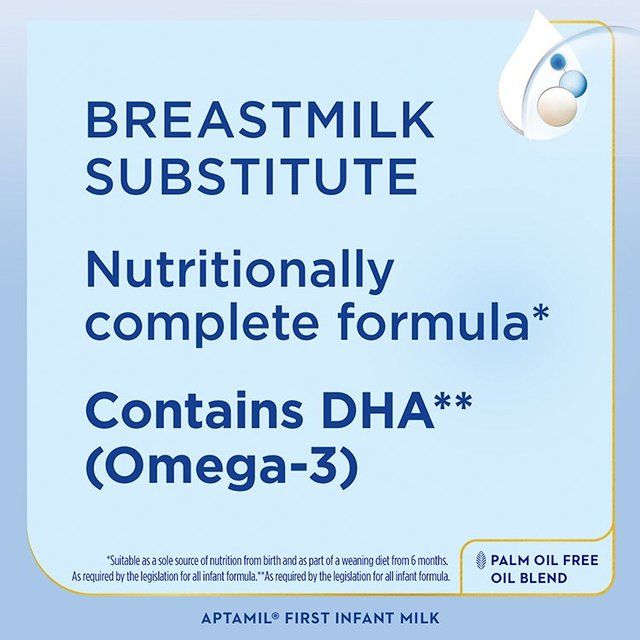 Aptamil 1 First Baby Milk Formula Liquid from Birth 1L - McGrocer