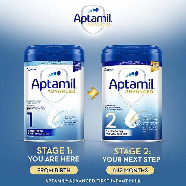 Aptamil Advanced 1 First Infant Baby Milk Formula Powder From Birth 800g - McGrocer