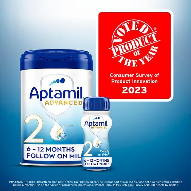 Aptamil Advanced 2 Follow On Formula Baby Milk Liquid 6-12 Months 200ml - McGrocer