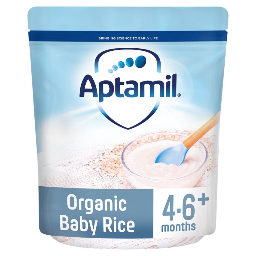 Aptamil Organic Baby Rice Cereal 4-6+ Months - McGrocer