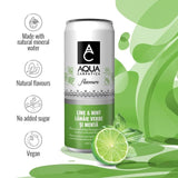 AQUA Carpatica Sparkling Flavours Lime & Mint 4 x 330ml - McGrocer