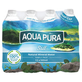 Aqua Pura Still Natural Mineral Water 12x500ml - McGrocer