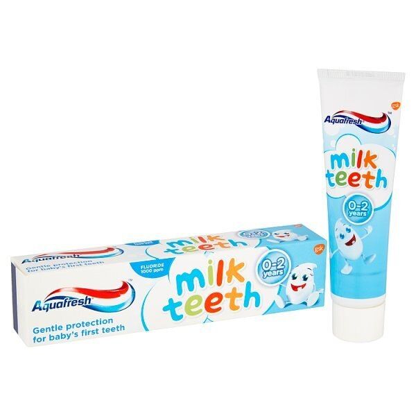 Aquafresh Baby Toothpaste, Milk Teeth 0-2 Years, 50ml - McGrocer