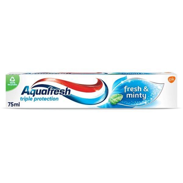 Aquafresh Fresh and Minty Toothpaste, 75 ml - McGrocer