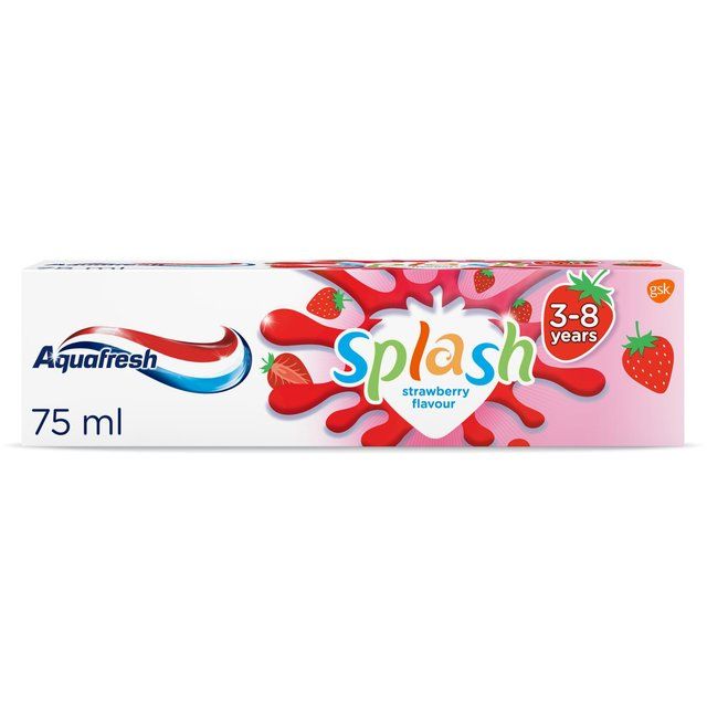 Aquafresh Kids Toothpaste Splash Age 3-8 Strawberry & Mint 75ml - McGrocer