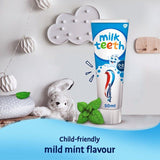 Aquafresh Milk Teeth Kids Toothpaste Babies & Toddlers Age 0-2 50ml - McGrocer