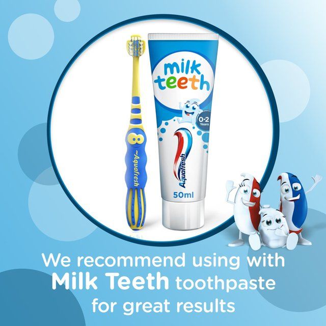 Aquafresh Milk Teeth Toothbrush for Kids 0-2 in Plastic-Free Packaging - McGrocer