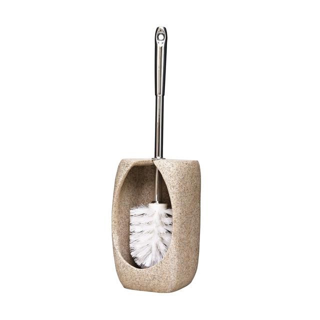 Aqualona Sandstone Toilet Brush & Holder - McGrocer