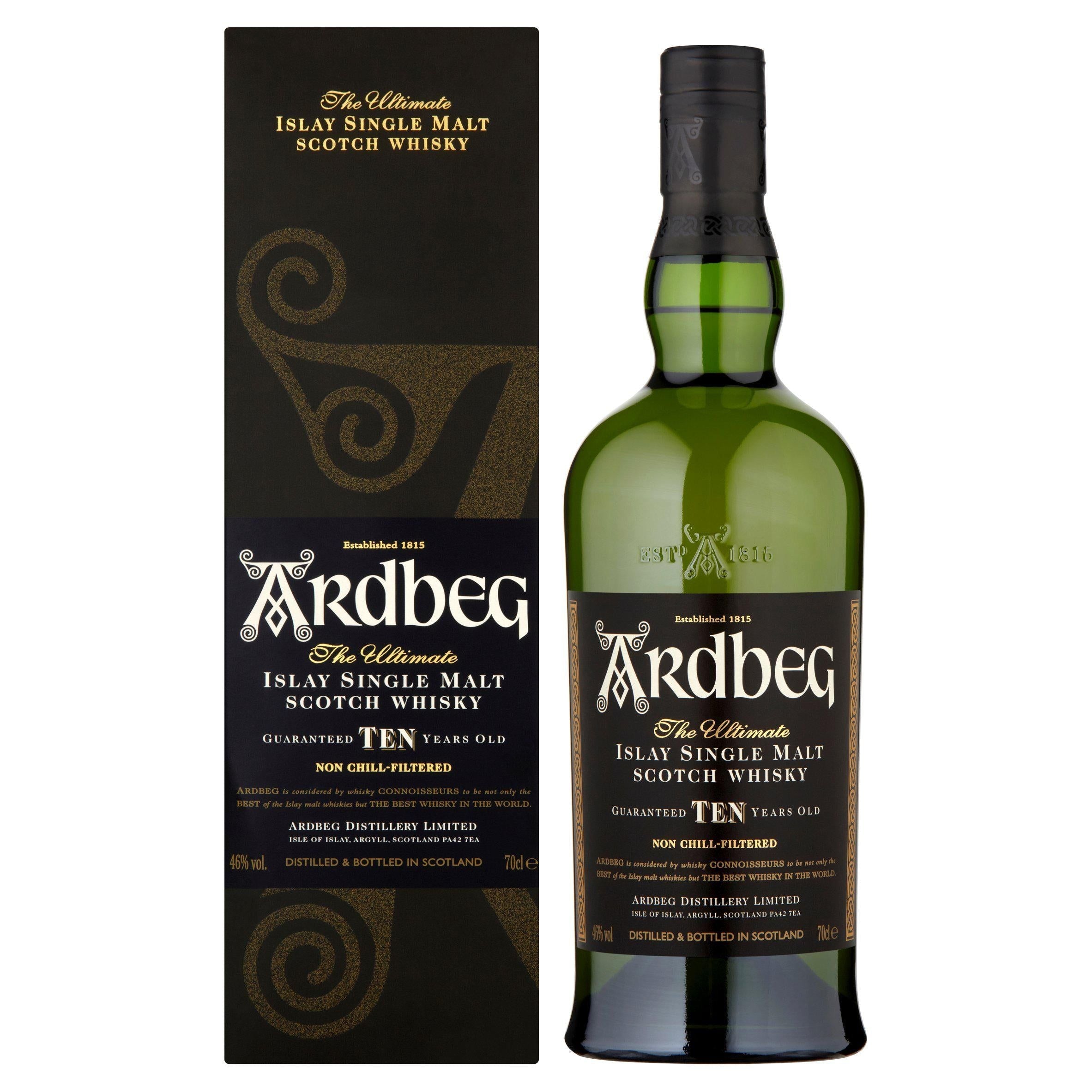 Ardbeg 10 Years Old Single Malt Islay Scotch Whisky 70cl - McGrocer