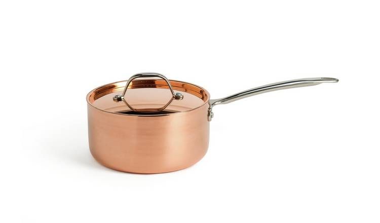 Argos Home 5 Piece Copper Triply Pan Set - McGrocer