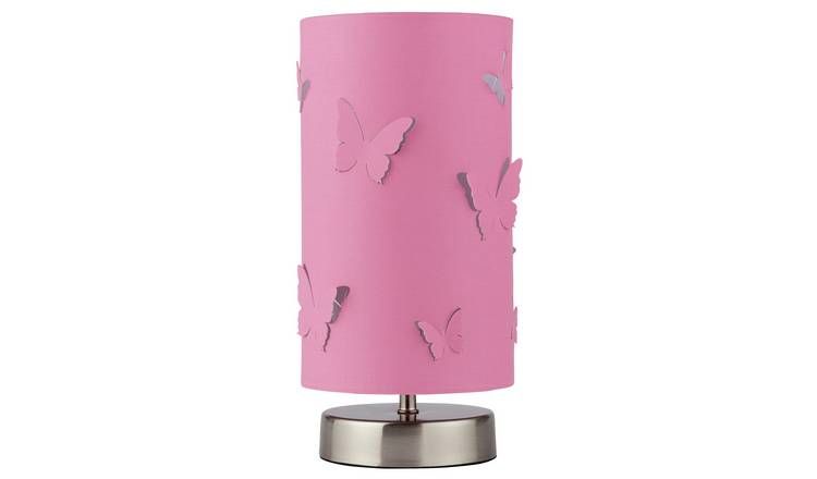 Argos Home Kids Butterfly Cutout Table Lamp - Pink - McGrocer
