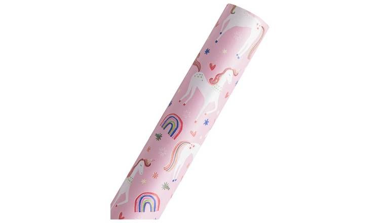 Argos Home Roll of Unicorn Wrapping Paper - 10m - McGrocer