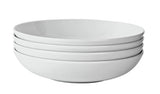 Argos Home Set of 4 Porcelain Pasta Bowls - Super White - McGrocer