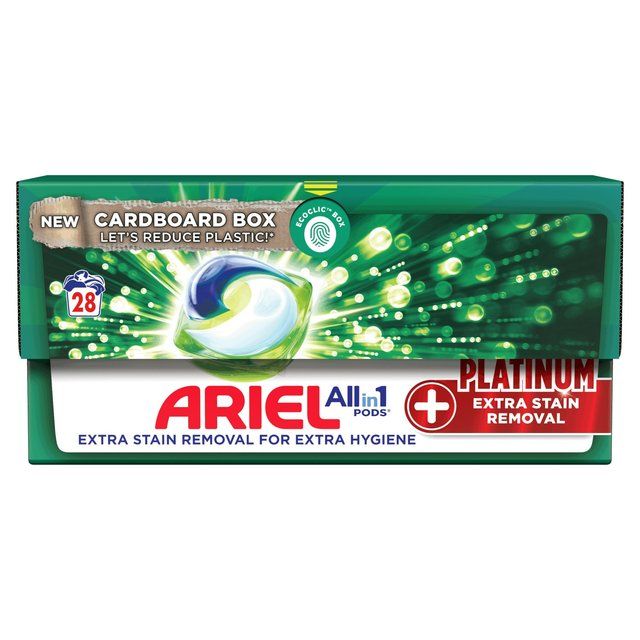 Ariel Platinum Bio Pods Washing Capsules 29 Washes 29 per pack - McGrocer