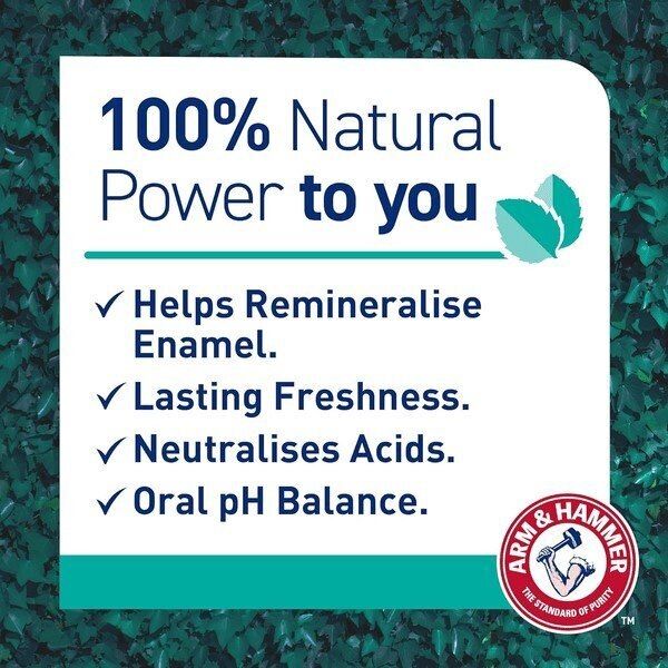 Arm and Hammer 100% Natural Baking Soda Toothpaste 75ml - McGrocer