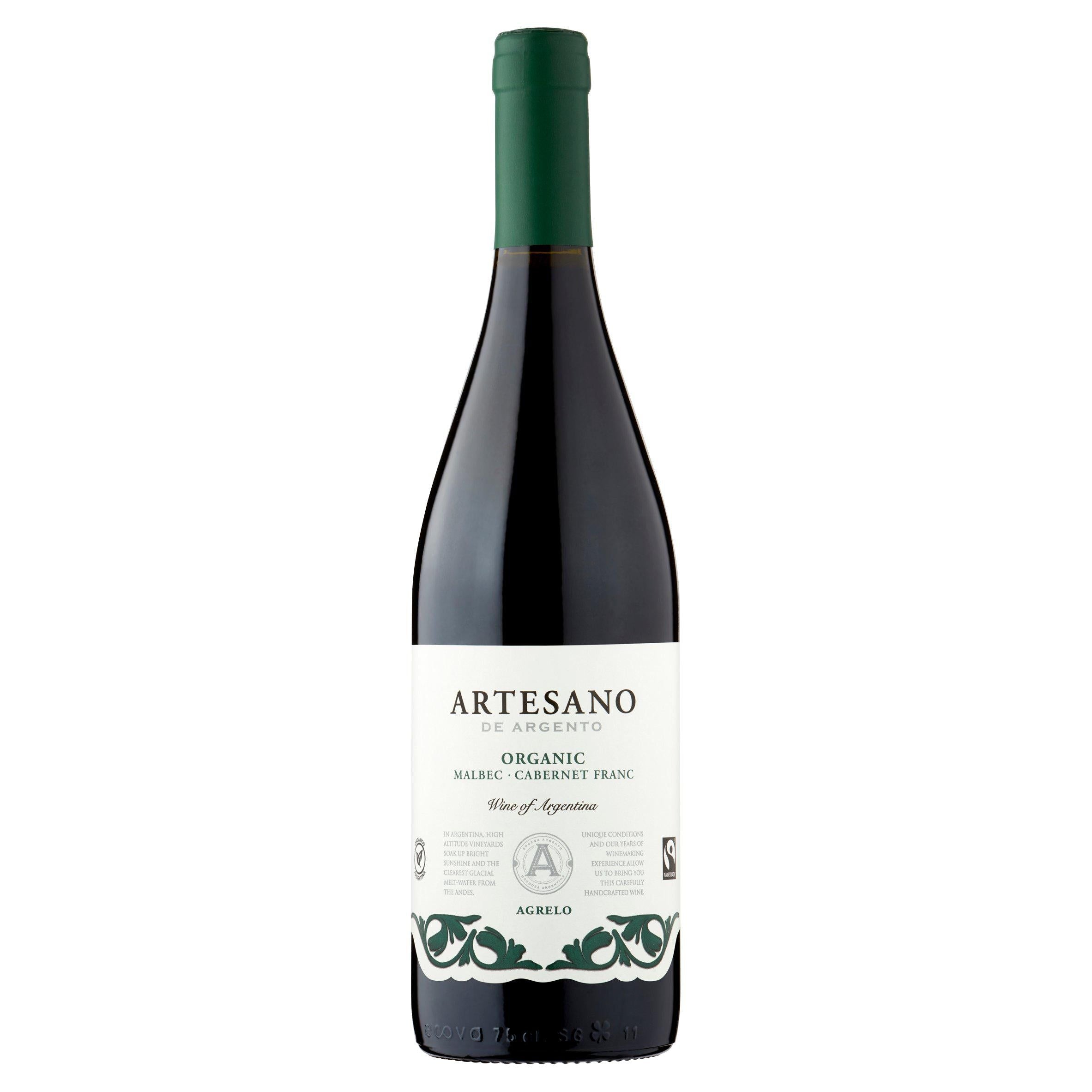 Artesano de Argento Fairtrade Organic Malbec Cabernet Franc 75cl - McGrocer