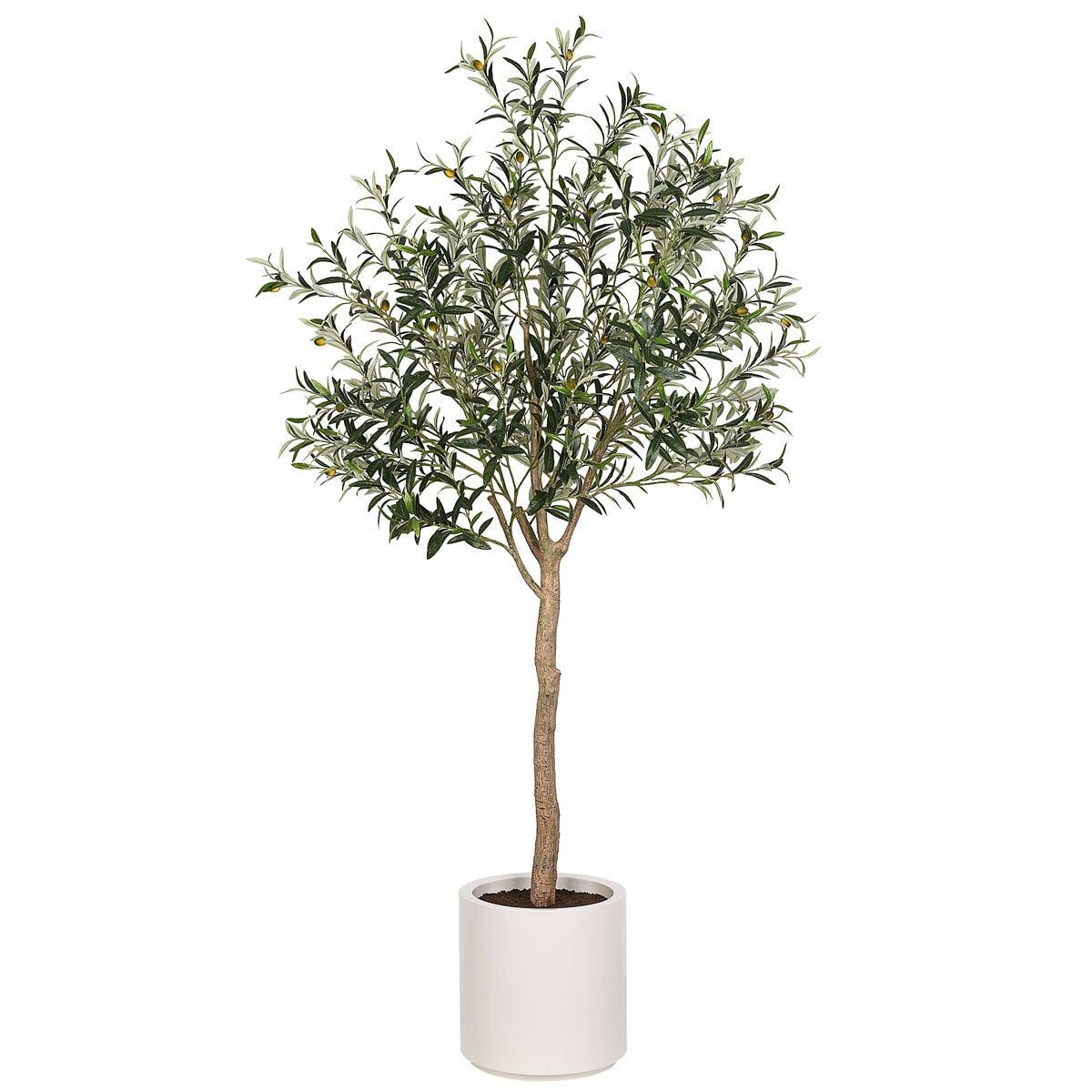 Artificial 6.5ft Olive Tree in Planter - McGrocer