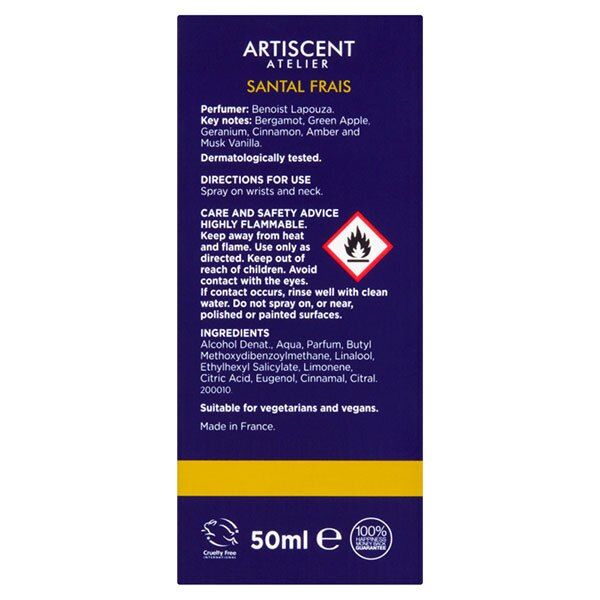 Artiscent Atelier Santal Frais EDP 50ml - McGrocer