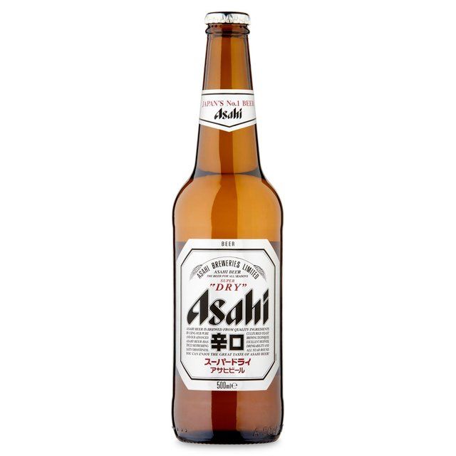 Asahi Super Dry Beer Lager Bottle 500ml - McGrocer