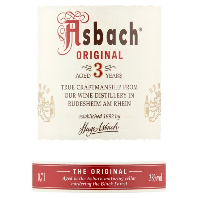 Asbach 3 Year Old German Brandy 70cl - McGrocer