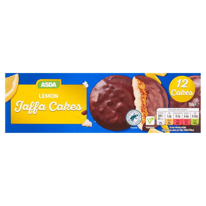 ASDA 12 Lemon Jaffa Cakes - McGrocer