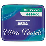 ASDA 16 Regular Ultra Towels - McGrocer