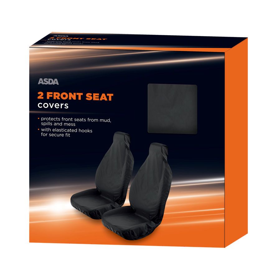 ASDA 2 Front Seat Covers - McGrocer