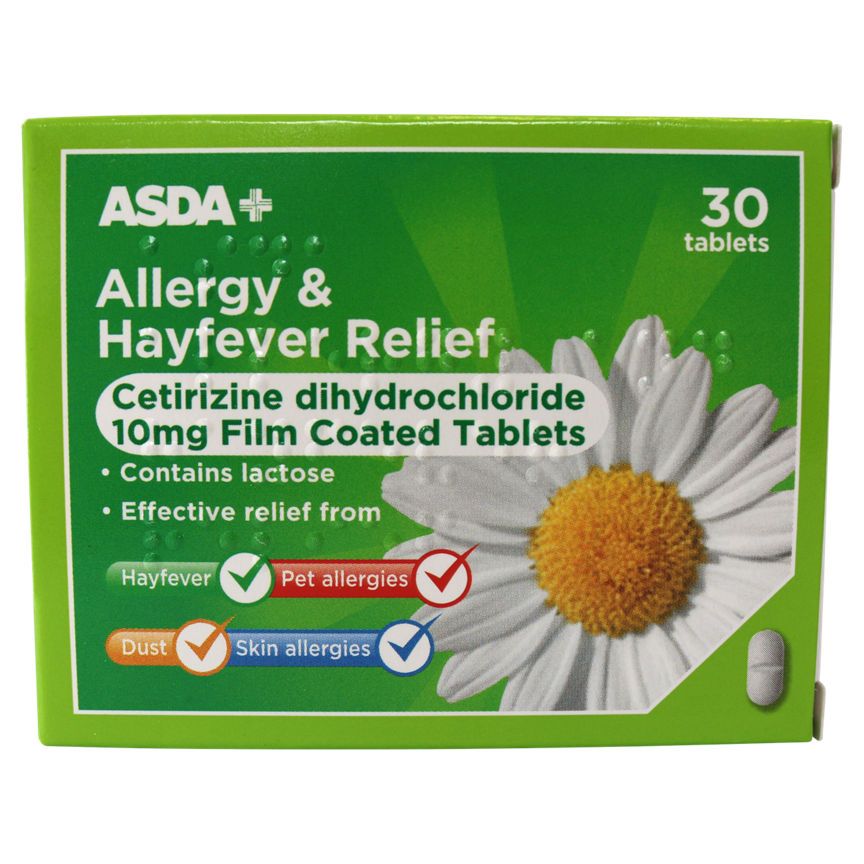 ASDA Allergy & Hayfever Relief 30 Tablets - McGrocer