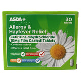 ASDA Allergy & Hayfever Relief 30 Tablets - McGrocer