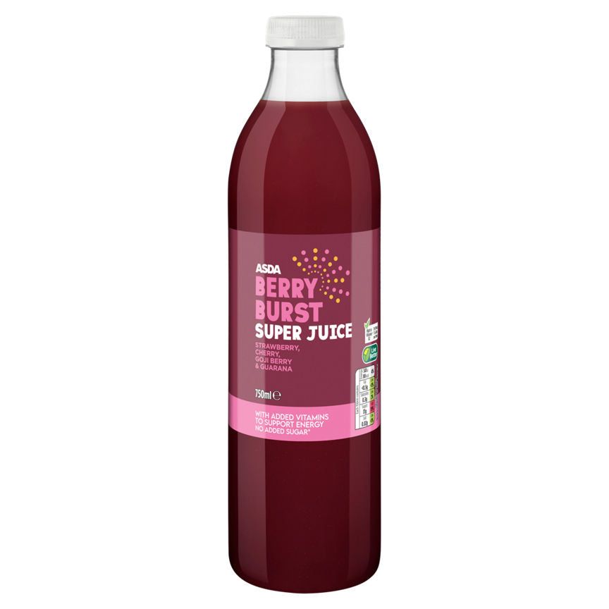 ASDA Berry Burst Strawberry, Cherry, Goji Berry and Guarana - McGrocer
