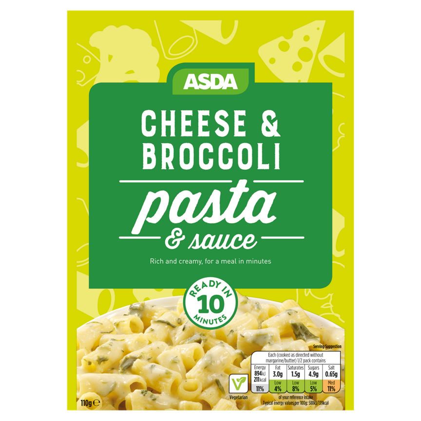 ASDA Cheese & Broccoli Pasta & Sauce - McGrocer