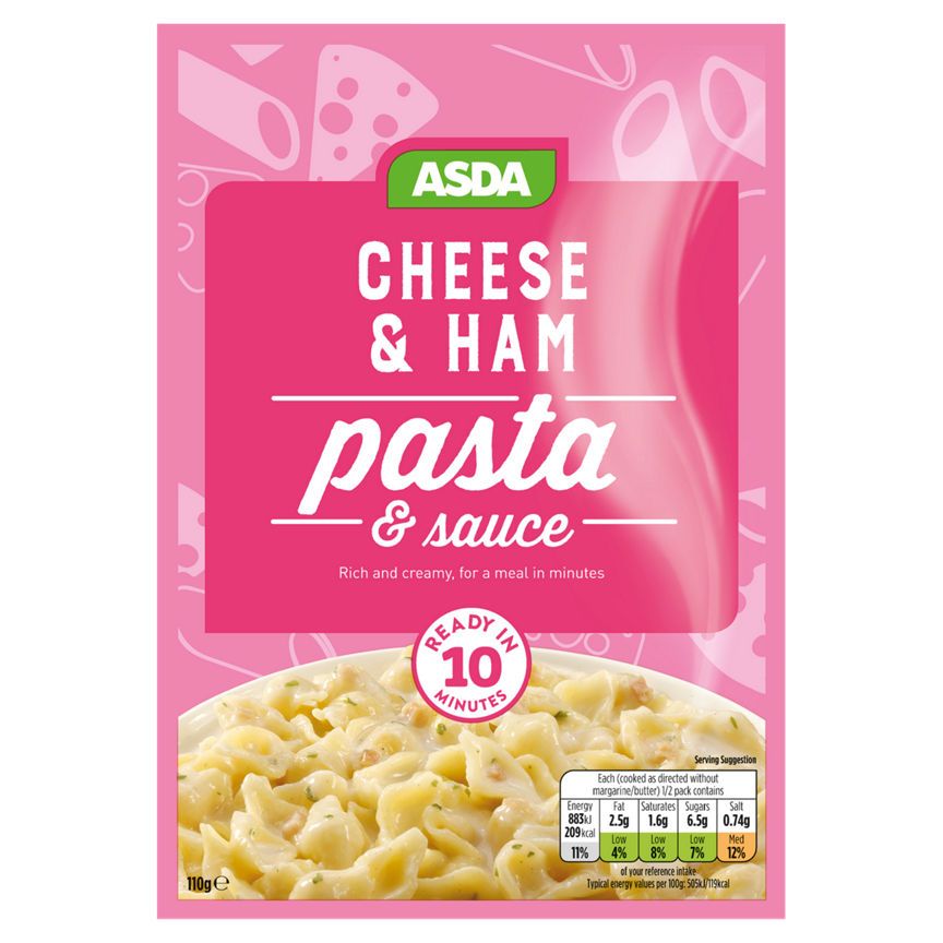 ASDA Cheese & Ham Pasta & Sauce - McGrocer