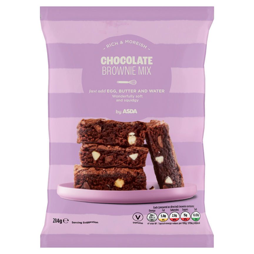 ASDA Chocolate Brownie Mix 284g - McGrocer