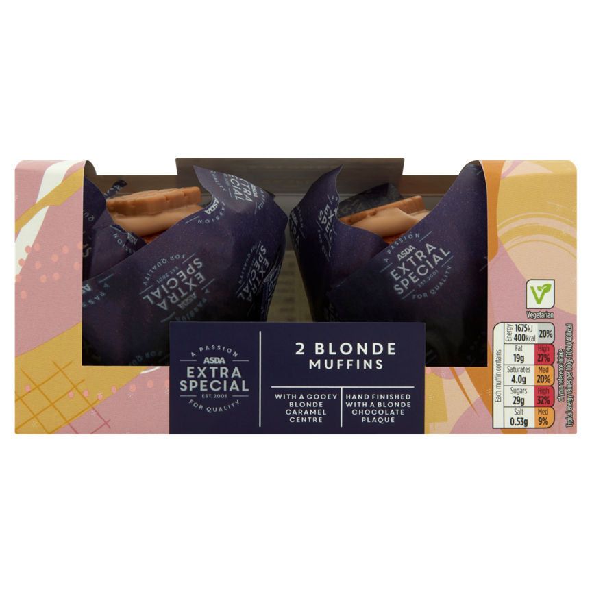ASDA Extra Special 2 Blonde Muffins - McGrocer