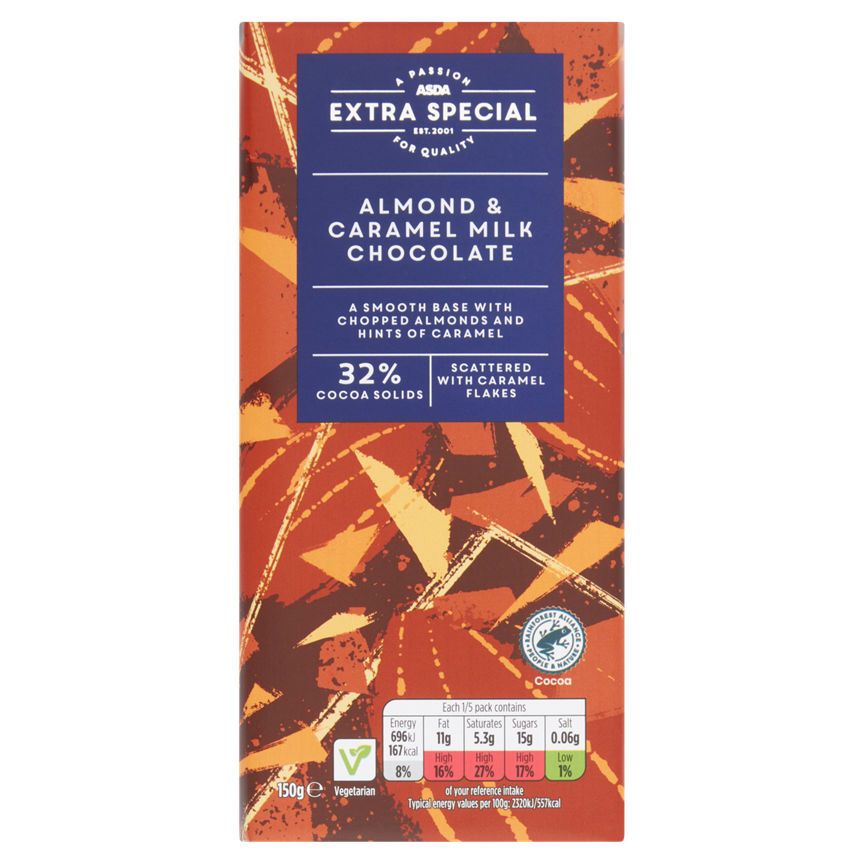 ASDA Extra Special Almond & Caramel Milk Chocolate - McGrocer