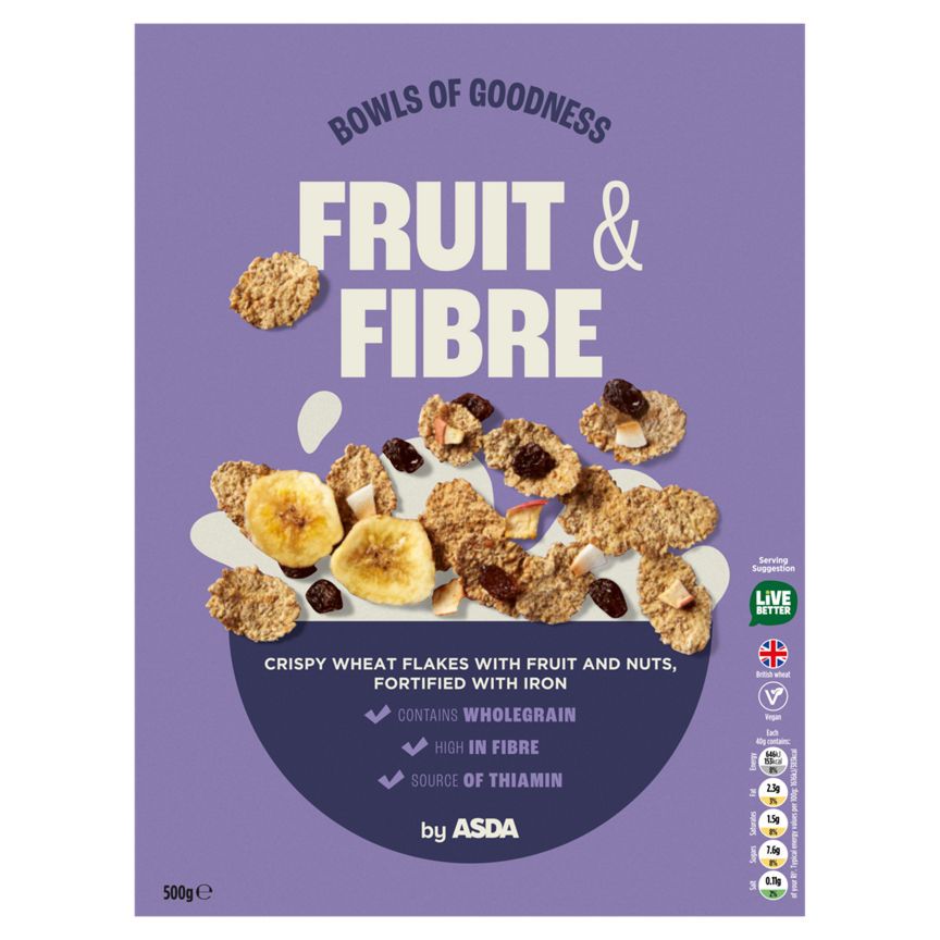 ASDA Fruit & Fibre 500g - McGrocer