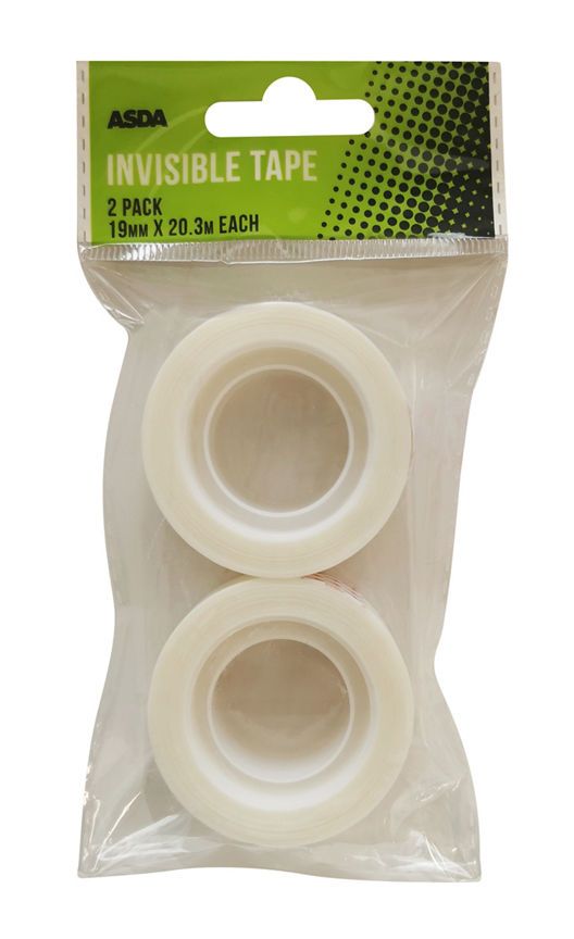 ASDA Invisible Tape - 2 Pack - McGrocer