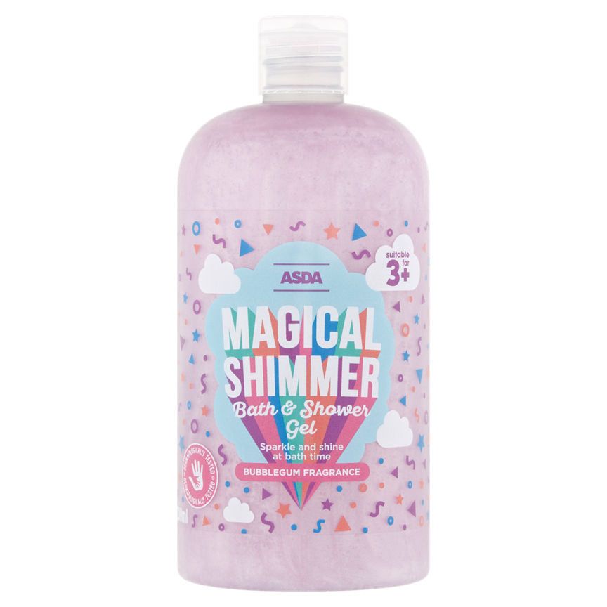 ASDA Magical Shimmer Bubblegum Fragrance Bath & Shower Gel - McGrocer