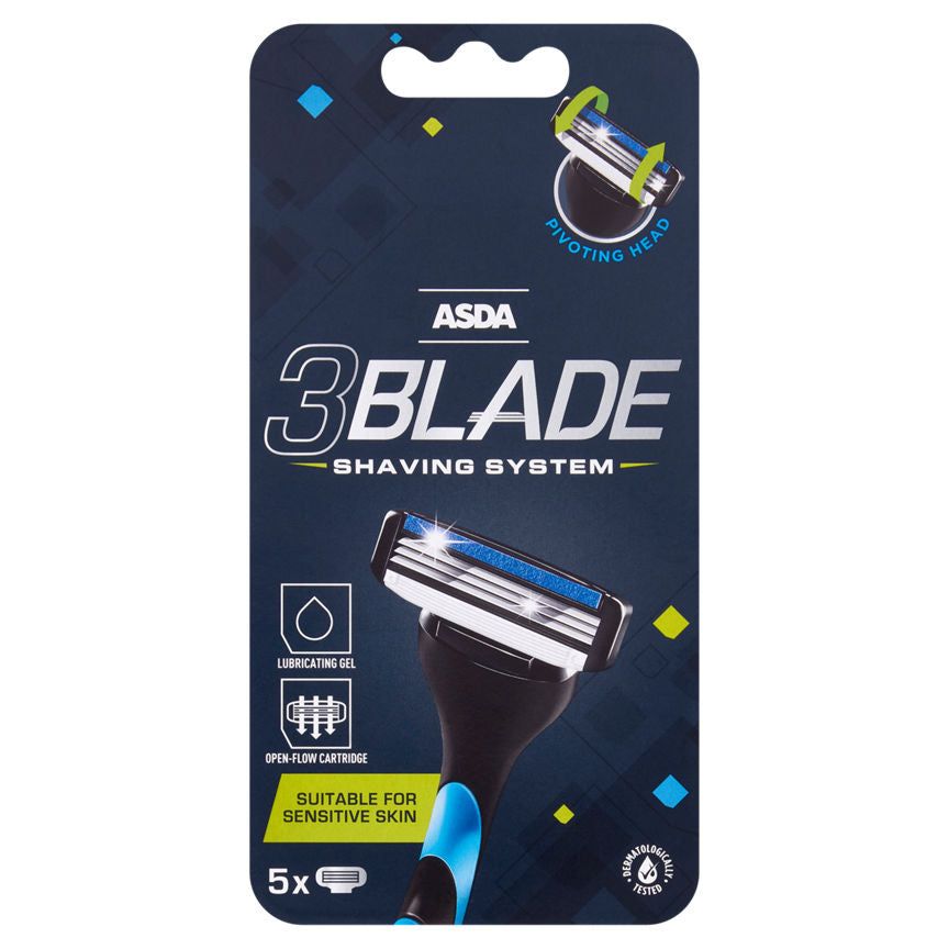 ASDA Male 3 Blade Shaving System - McGrocer