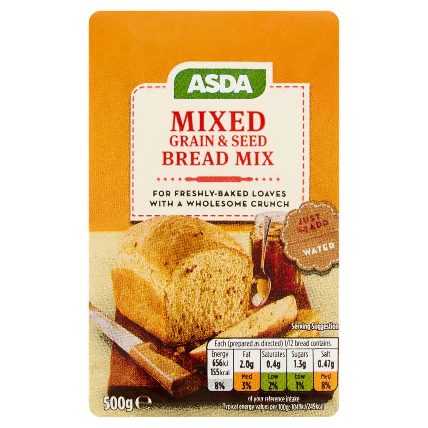 ASDA Mixed Grain & Seed Bread Mix - McGrocer