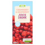 ASDA No Added Sugar Cranberry & Raspberry Juice Drink - McGrocer