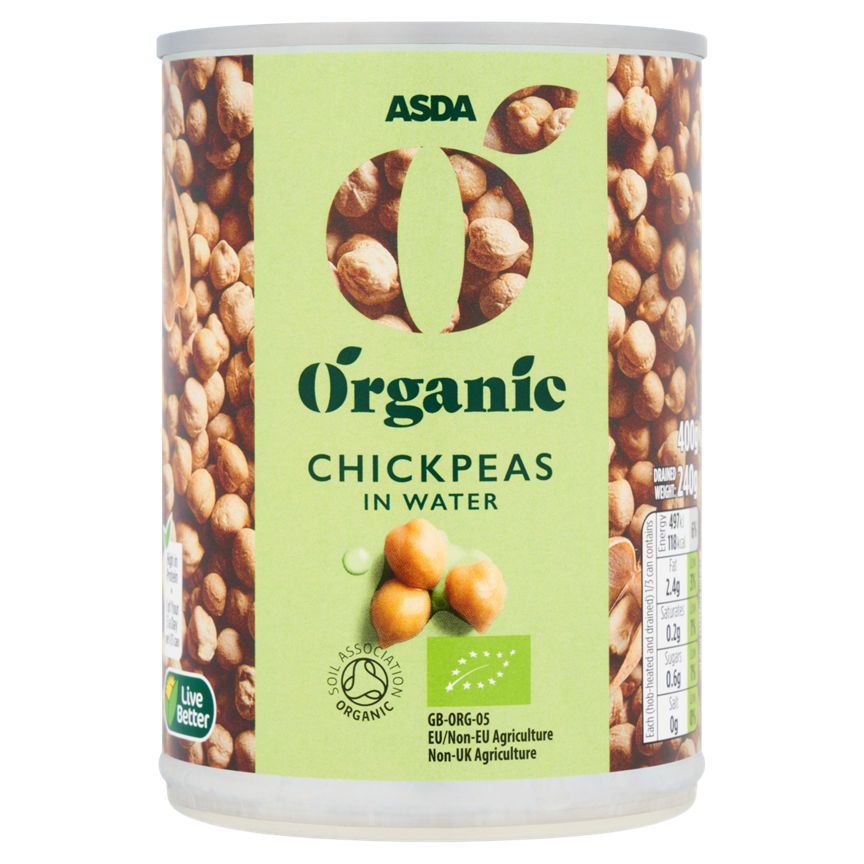 ASDA Organic Chickpeas in Water - McGrocer
