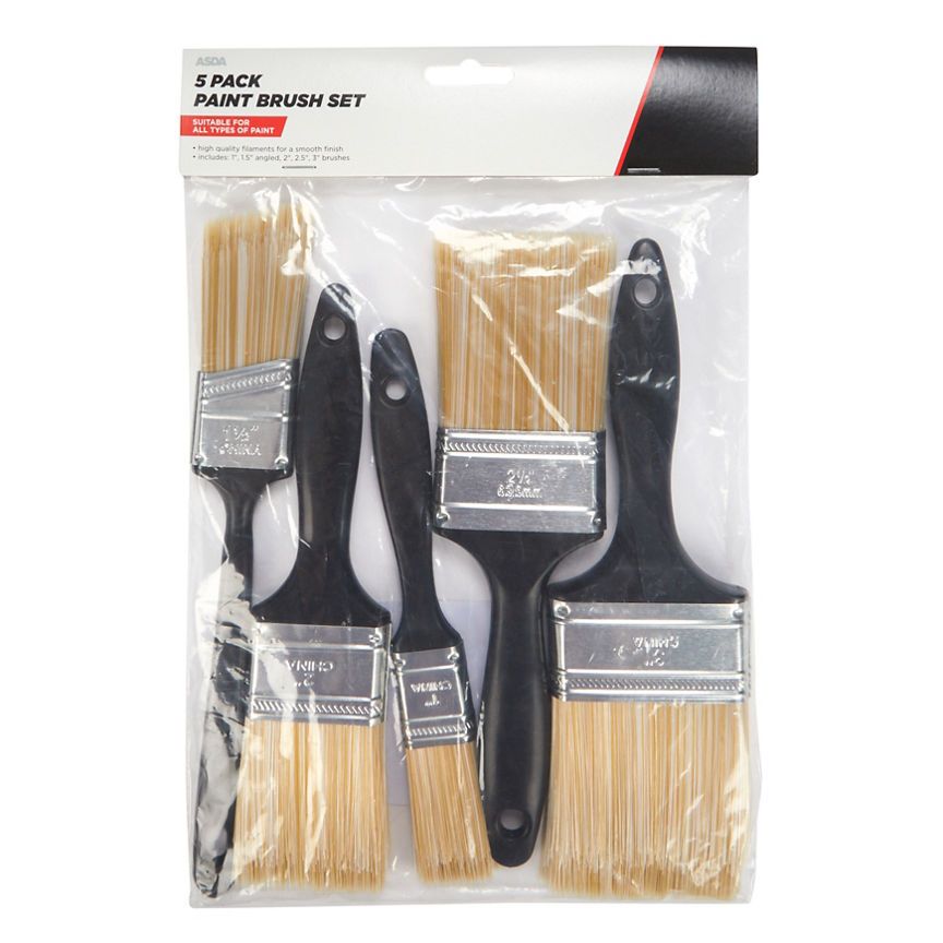 ASDA Paint Brush Pack - McGrocer