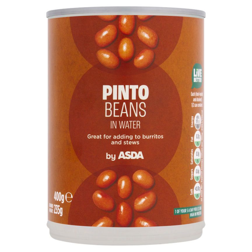 ASDA Pinto Beans in Water 400g - McGrocer