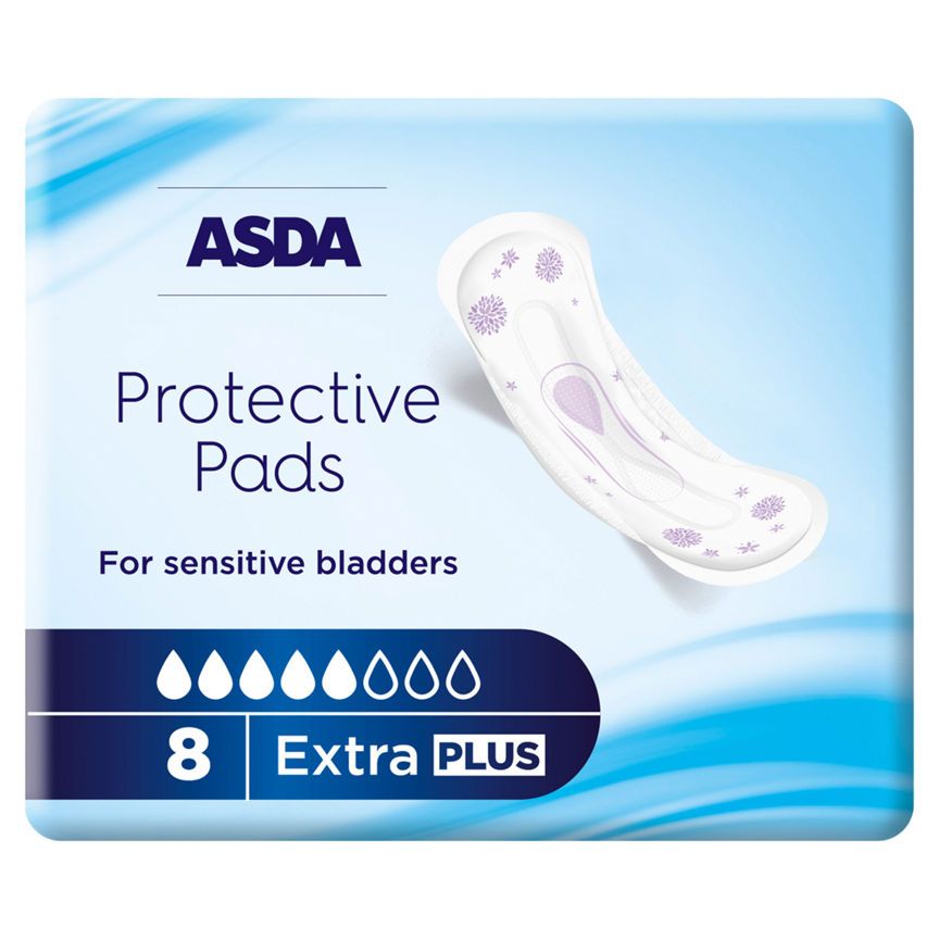 ASDA Protective Incontinence Pads EXTRA PLUS for Sensitive Bladders - McGrocer