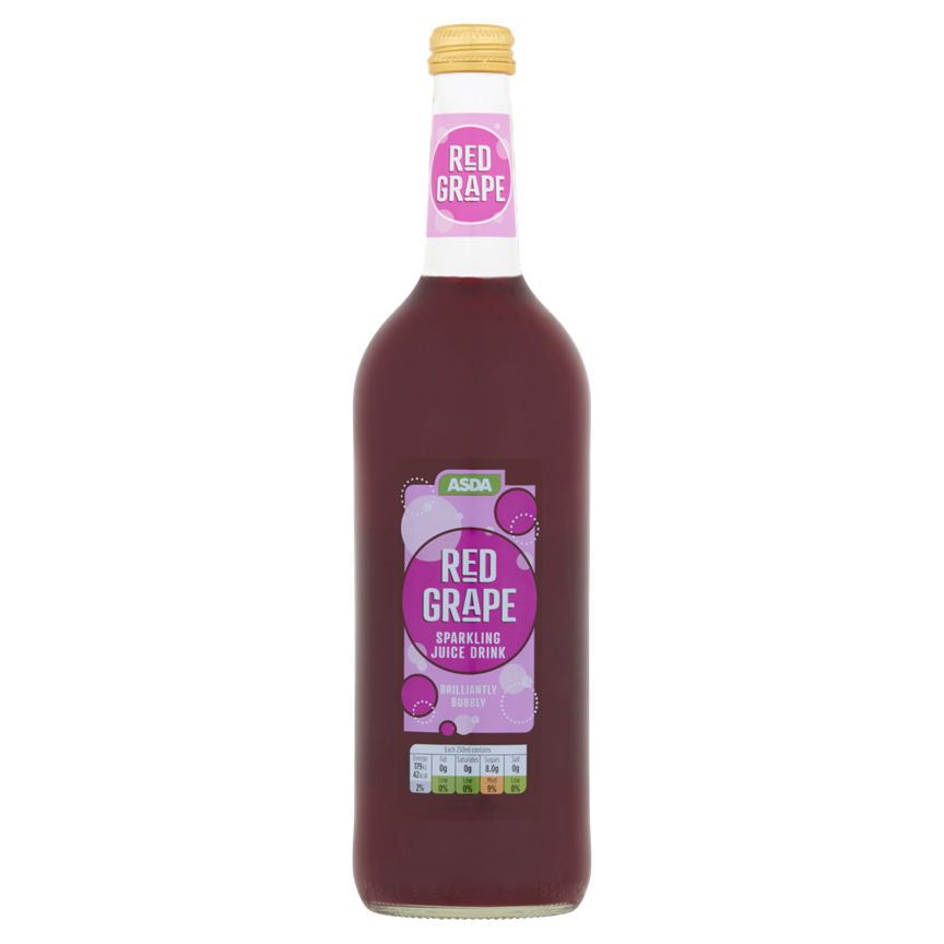 ASDA Red Grape Sparkling Juice Drink - McGrocer