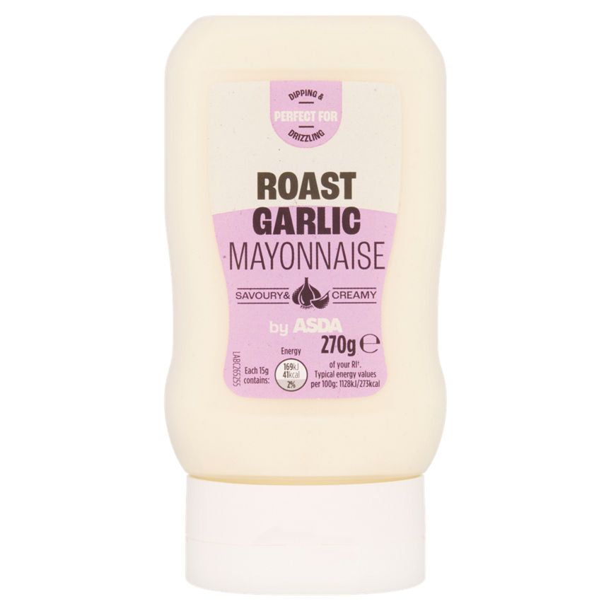 ASDA Roast Garlic Mayonnaise 270g - McGrocer