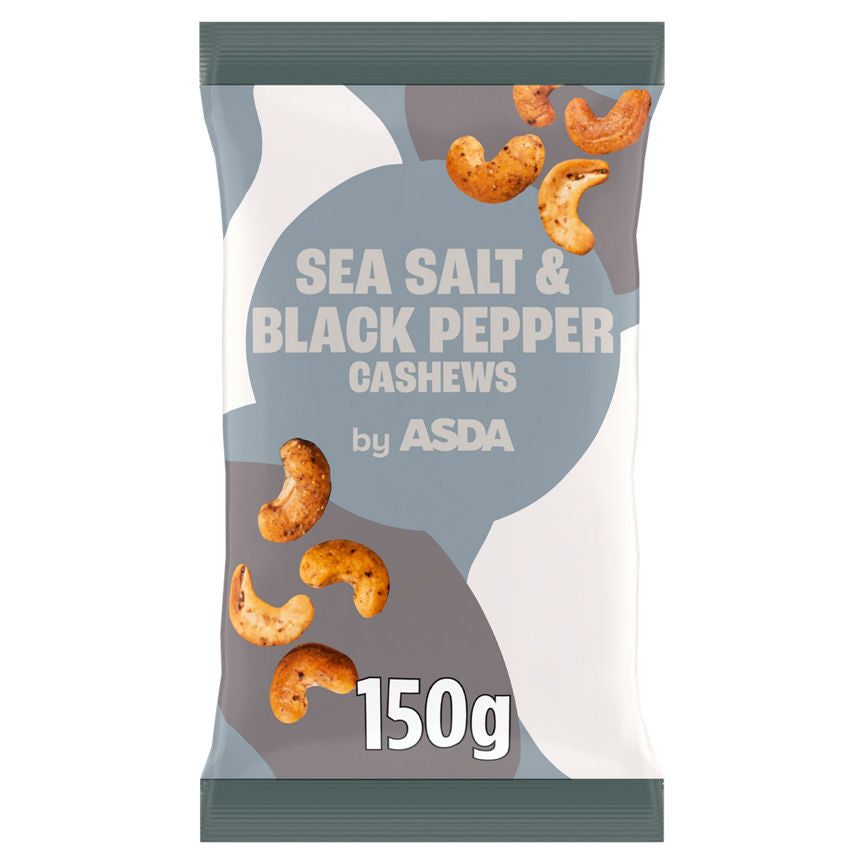 ASDA Sea Salt & Black Pepper Cashews 150g - McGrocer